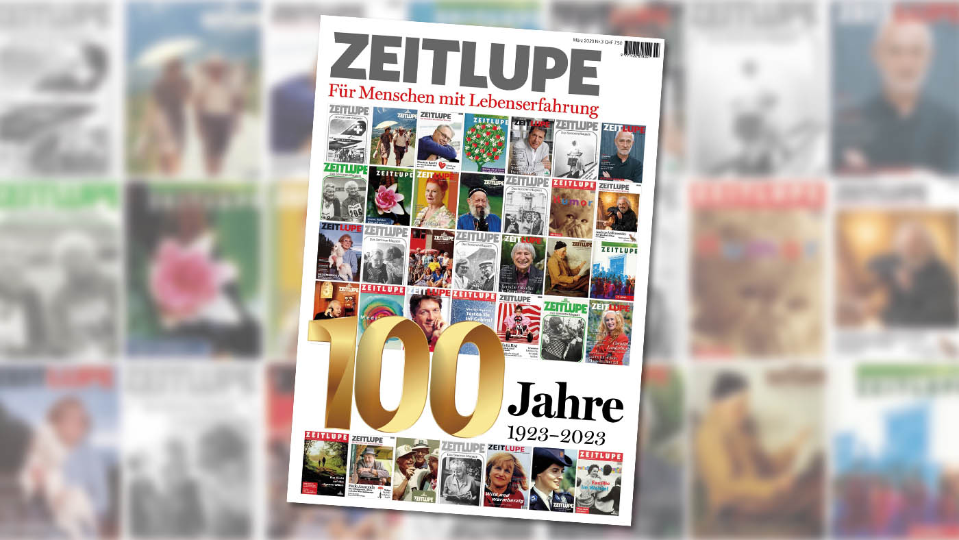 Das Cover der Zeitlupe zum 100-Jahre-Jubiläum. 
