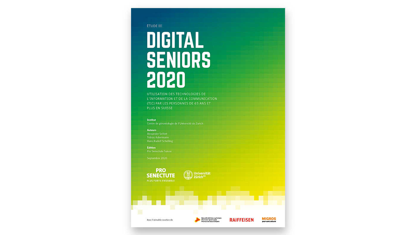 Couverture de l'étude «Digital Seniors» 2020