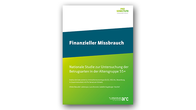 Titelblatt der Studie "Finanzieller Missbrauch"
