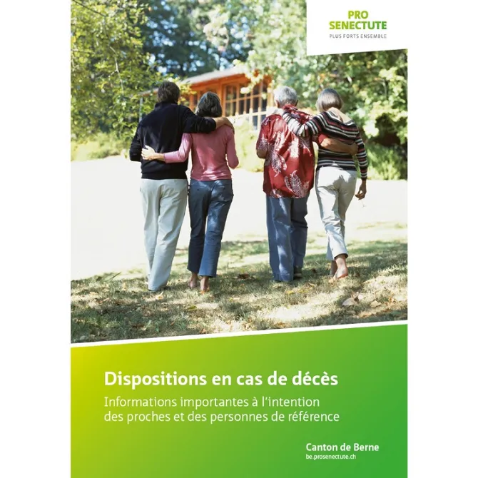 Flyer Disposition en cas de décès